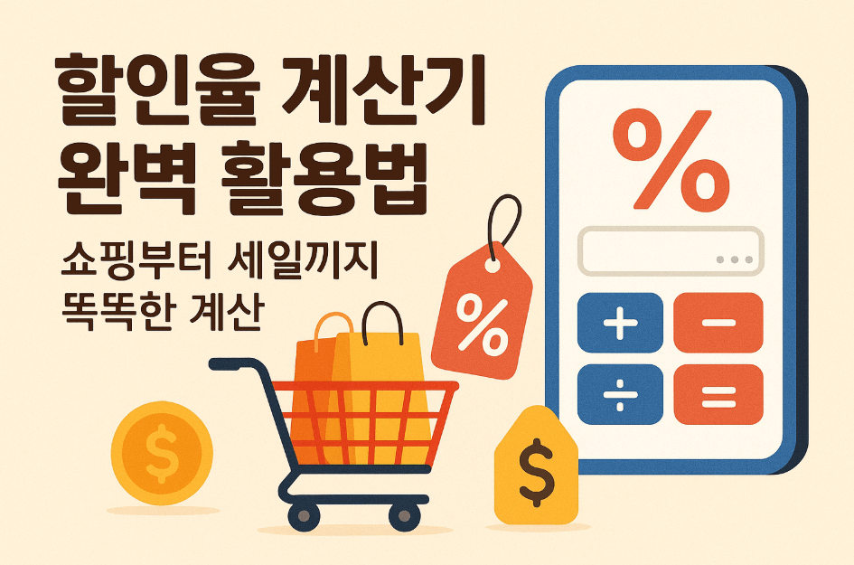 할인율 계산기 완벽 활용법